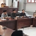 Ketua DPRD Kota Pasuruan Ismail Marzuki Hasan saat memimpin sidang paripurna.

