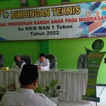 Suasana deklarasi madrasah ramah anak 2022.