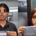 Kedua pelaku, ibu dan anak yang kompak mengedarkan pil koplo dan sabu. Foto: Ist.