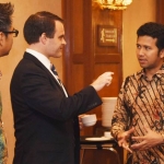 Wakil Gubernur Jatim Emil Dardak saat menghadiri ASEAN-U.S. Workshop Developing National Action Plans on Countering Violent Etxtremism (CVE) yang diselenggarakan di Hotel Shangrila Surabaya. foto: ist