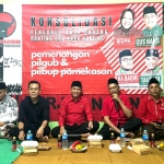 Konsolidasi PDIP Kecamatan Galis Pamekasan untuk memenangkan paslon Berbakti