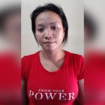 Noviatul Irawati (33), ibu dengan 4 orang anak asal Mojokerto yang jadi pengedar sabu.