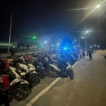 Puluhan sepeda motor yang terjaring razia Satlantas Polresta Sidoarjo