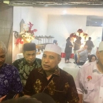 Wawancara Ketua APPSWI, Ahmad Wahyudi Husein, saat buka bersama pengurus GRII dan anak yatim Piatu di Jalan Kertajaya Indah II/F, Surabaya.