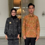 Wali Kota Kediri Vinanda Prameswati bersama Wakil Presiden RI Gibran Rakabuming Raka.  (Ist)