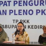 Ketua TP-PKK Kediri, Eriani Annisa Hanindhito saat memberi sambutan. (Ist).