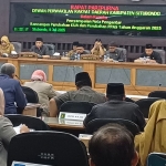 Suasana Rapat Paripurna DPRD Kabupaten Situbondo membahas nota pengantar rancangan  perubahan Kebijakan Umum Anggaran (KUA) dan Prioritas Plafon Anggaran Sementara (PPAS)