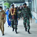 Danlantamal XIII laksanakan kunjungan kerja ke perbatasan Kalimantan Utara.