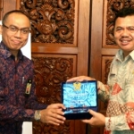 Wakil Bupati Mojokerto Pungkasiadi, menerima kunjungan audiensi tim Kantor Pelayanan Pajak (KPP) Pratama. 