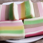 Resep Kue Lapis Warna-warni, Camilan Manis dan Kenyal. Foto: Ist