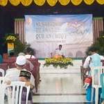 Para peserta lomba tilawatil Quran tampak khusu