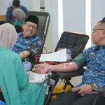 Donor darah yang digelar Kementerian ATR/BPN dalam rangka memperingati Hantaru 2025.