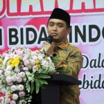 Wali Kota Pasuruan saat memberi sambutan.