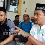 Ketua SP FSPMI Zaenal Arifin didampingi Wakilnya Ali Rifa