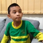 Zufar Hanasta Ilmi, siswa kelas 3 Madrasah Ibtiraiyah (MI) Perwanida Kota Blitar.