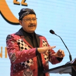 Wali Kota Saifullah Yusuf saat membuka Festival Harmoni Batik Kota Pasuruan.