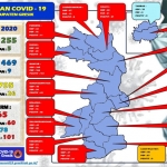 Peta sebaran Covid-19 di Gresik.