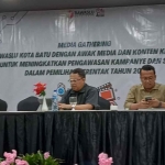 Media gathering yang digelar Bawaslu Kota Batu.