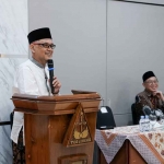 Menteri Haji dan Umrah (Menhaj) Gus Irfan saat acara pertemuan dengan jajaran Kanwil Kemenhaj Prov Jatim. Foto: Dok. Kemenhaj.
