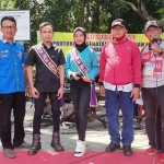 Dari kiri, Ketua UKM Kelud Mandiri Gatot Siswanto, Duta Wisata Kabupaten Kediri, Ketua Umum ASRI Didik Eko Prasetyo dan Sujarno/Bung JR. (foto: ist).