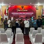 KPU Gresik saat rapat koordinasi dengan para partai politik. Foto: ist.