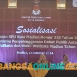 Sosialisasi debat publik yang digelar KPU Kota Madiun. Foto: HENDRO SUHARTONO/BANGSAONLINE