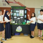 Salah satu proyek STEAM karya siswa grade 6B menciptakan 3-in-1 Tree