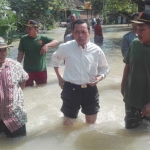 Kondisi banjir di Kecamatan Balongpanggang, Kamis (2/5) kemarin.