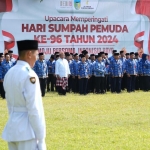 Upacara dalam rangka memperingati Hari Sumpah Pemuda ke-96 di Kabupaten Kediri yang dihadiri seluruh jajaran Forkompimda dan para ASN di lingkungan Pemerintah Kabupaten Kediri. (Ist)