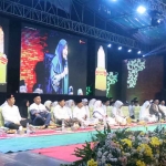 Forkopimda Kota Mojokerto saat memperingati Nuzulul Quran.
