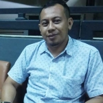 Aan Ainur Rofiq, S.T., S.H., Humas Panpel HUT Partai Golkar ke-54 di Jawa Timur. foto: DIDI ROSADI/ BANGSAONLINE