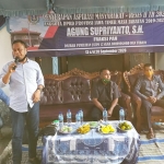 Agung Supriyanto, S.H., Anggota DPRD Jatim Dapil Tuban dan Bojonegoro dalam kegiatan reses di dapil. (foto : ist).