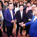 Gubernur Khofifah saat menghadiri peluncuran RPJPN 2025-2045 di Jakarta.