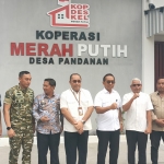 Tim KSP Republik Indonesia  meninjau Kopdes Merah Putih di Desa Pandanan. foto: ist.
