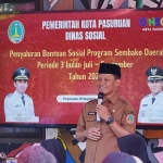 Wakil Wali Kota Pasuruan saat memberi sambutan.