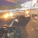Diduga kurang hati-hati saat berkendara, Agus Fitra Ifandi (40) asal Kota Malang mengalami kecelakaan di ruas Jalan Apollo Desa Karangrejo, Kecamatan Gempol, Jumat (21/5/2021) sekitar pukul 05.00 WIB. (foto: ist)