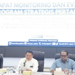 Monev capaian program strategis pertanahan yang diselenggarakan Kanwil BPN Jatim.