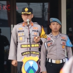 Kapolres Madiun Kota, AKBP Agus Dwi Suryanto saat memimpin Apel Jam Pimpinan