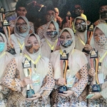 Kafilah Jawa Timur meraih juara III dalam MTQ Nasional XXVIII di Medan Sumatera Barat. foto: instagram