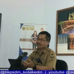 Un Achmad Nurdin selaku Kepala BKPSDM Kota Kediri. 