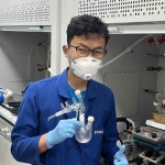 Salah satu peneliti dari Indonesia Nurwarrohman Andre Sasongko SSi MSc yang sedang meneliti inovasi BioSweetPEF di Pukyong National University, Korea Selatan. (Ist)