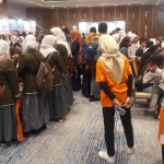 Pelajar Surabaya antusias menghadiri pameran pendidikan bertajuk Dutch Placement Day (DPD) 2019 di hotel Four Point. foto: DIDI ROSADI/ BANGSAONLINE