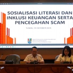 Sosialisasi literasi dan inklusi keuangan serta pencegahan scamming di Tuban.