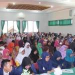 Para peserta Seminar Nasional dengan tema “Peran Media Kampus dalam Menangkal Radikalisme Mahasiwa/Mahasiswi” di STAIN Ponorogo. foto: BANGSAONLINE