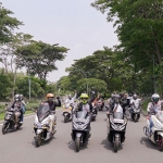 Komunitas Honda yang mengikuti sarasehan online. (foto: ist)