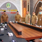 Suasana saat Rakornas PIP yang diikuti Pemkot Pasuruan.