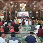 Kegiatan Tasyakuran dan Refleksi satu tahun kepemimpinan Bupati Lukamn  dan wakil bupati Bangkalan, di Pendopo Agung, Senin, (23/2/2026)