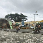 Pelataran Gedung Teater & Museum Wisata Gunung Kelud yang akan digunakan untuk Pesta Kembang Api. Foto: Muji Harjita