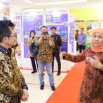 Gubernur Khofifah saat menghadiri PKN Tingkat II Angkatan XII 2025.