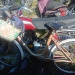 Sepeda ontel milik korban yang saat ini sudah diamankan oleh petugas. Foto: Ist